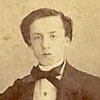 Mario Pratesi (foto mandata a Dante Pratesi, sul recto: “Mio fratello Mario”; sul verso “20 agosto 1861) 